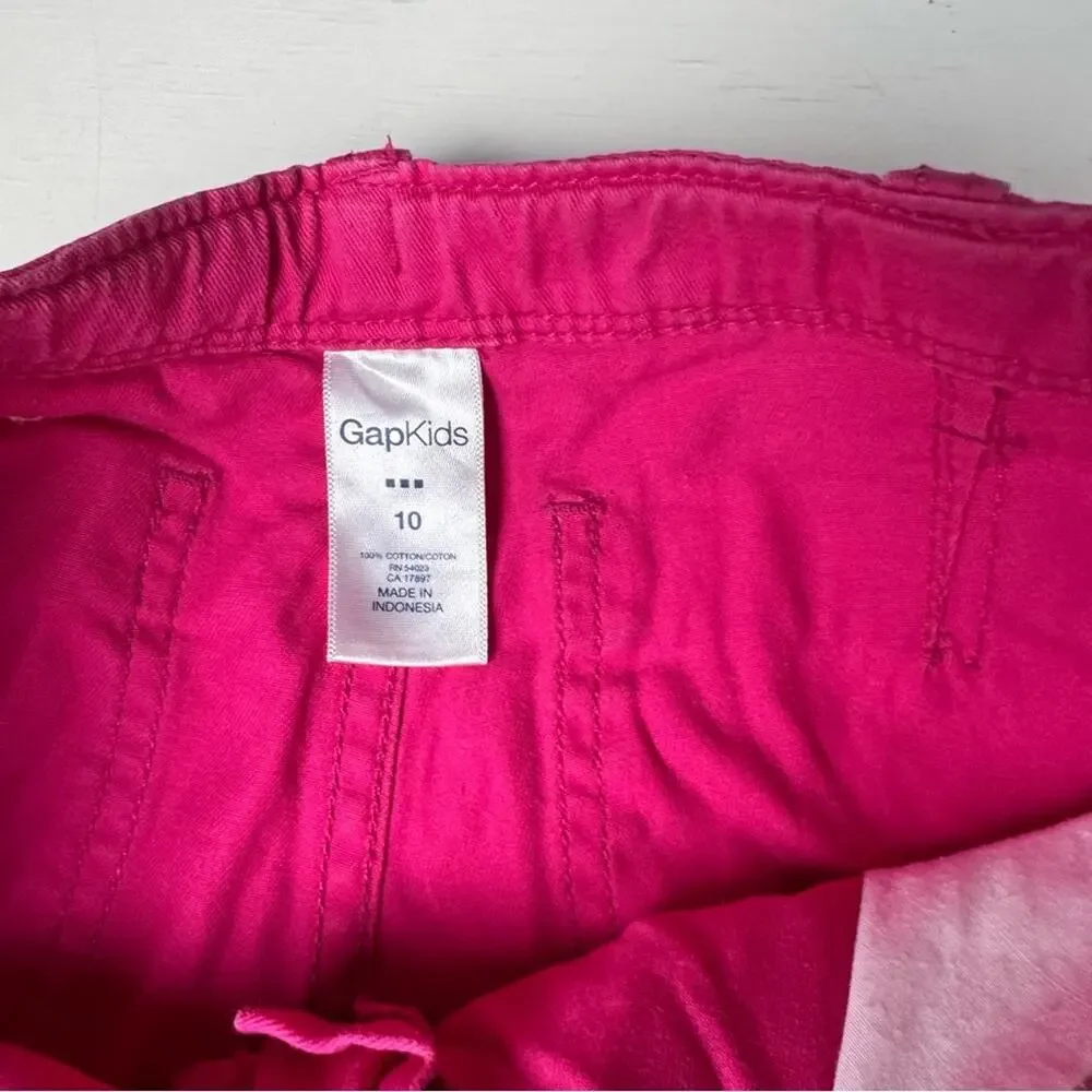 GapKids Vibrant Pink Chino Style  Shorts Sz 10